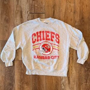 Abercrombie & Fitch Kansas City Chiefs Gray NFL Sweatshirt
